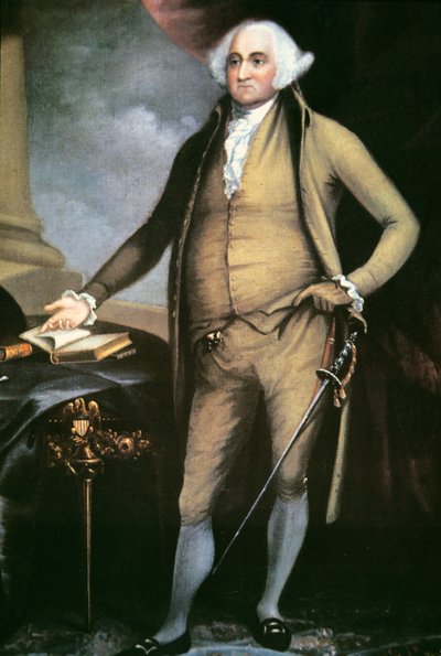 Präsident John Adams (1735-1826) von William Winstanley