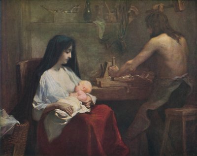 Die Heilige Familie, ca. 1888, 1914 von Willy Martens