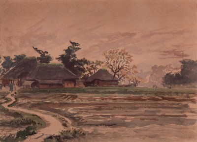 Landschaft mit Häusern von Winckworth Allan Gay