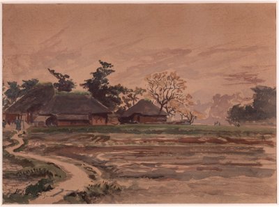 Landschaft mit Häusern von Winckworth Allan Gay