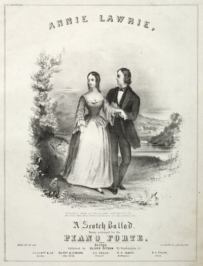 Annie Laurie - Notenblatt Cover von Winslow Homer