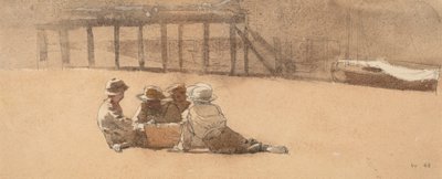 Vier Jungen am Strand, 1873 von Winslow Homer