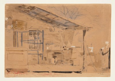 Haus mit Veranda von Winslow Homer