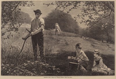 Heu machen von Winslow Homer
