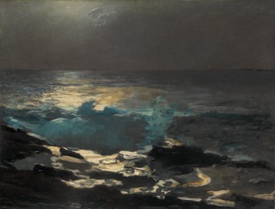 Mondlicht, Wood Island Light, 1894 von Winslow Homer