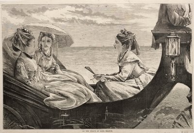 Am Strand von Long Branch, 1870 von Winslow Homer
