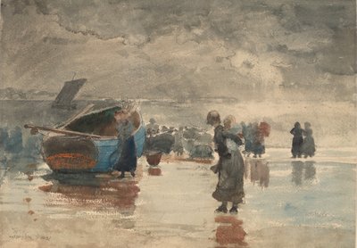 Am Strand, 1881 von Winslow Homer