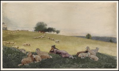 Hirtin von Houghton Farm, 1878 von Winslow Homer