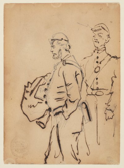 Skizzen von Soldaten von Winslow Homer