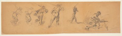 Studien von Soldaten von Winslow Homer