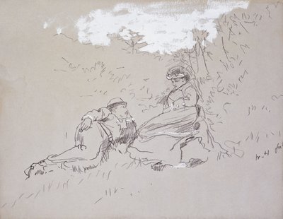 Die Flitterwochen, 1875 von Winslow Homer