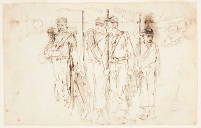 Die Verwundeten auf dem Marsch von Winslow Homer