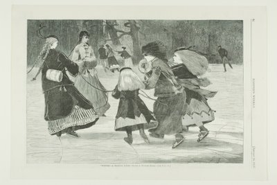 Winter – Eine Eislaufszene von Winslow Homer