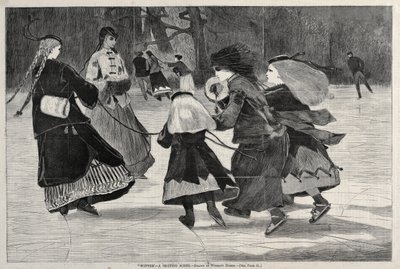 Winter - Eine Eislaufszene, 1868 von Winslow Homer