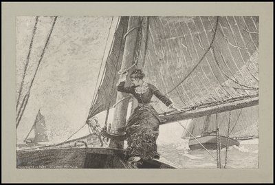 Segelmädchen, 1880 von Winslow Homer