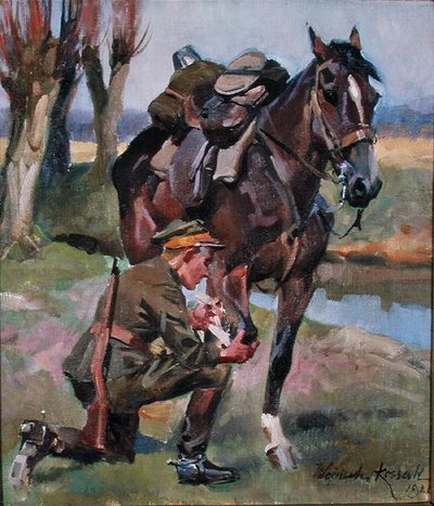 Die Wunde verbinden von Wojciech Kossak