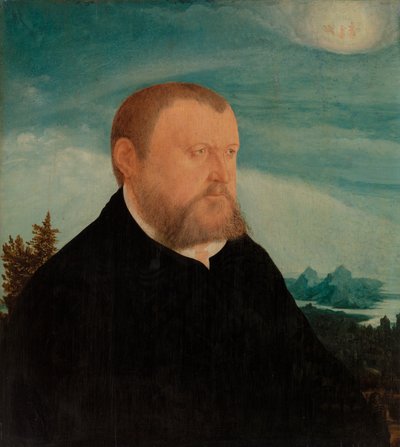 Porträt eines Mannes von Wolfgang Huber