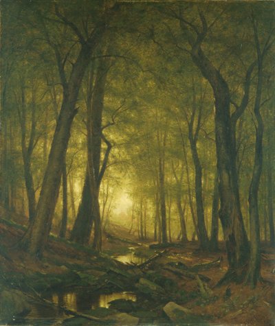 Abend im Wald von Worthington Whittredge