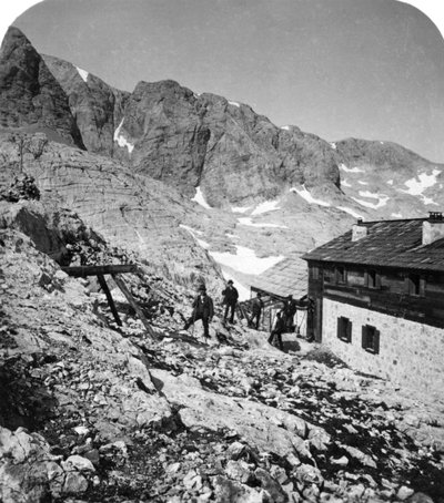 Simony-Hütte, Salzkammergut, Österreich, ca. 1900er Jahre von Wurthle and Sons