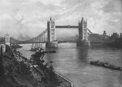 Die Tower Bridge, ca. 1896 von York and Son