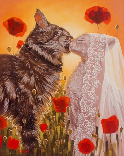 Katzenhochzeit, 2023 von Yue Zeng