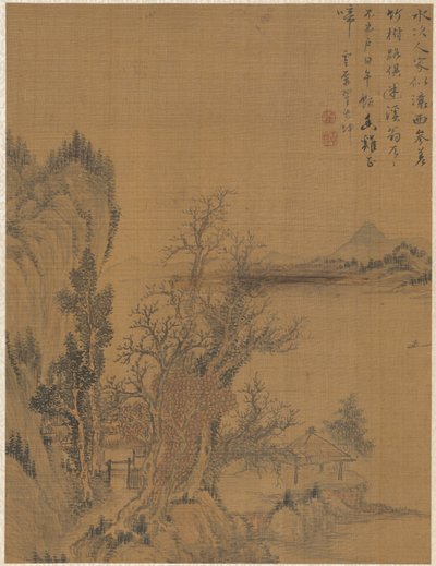 Landschaft, 1775 von Zhai Dakun