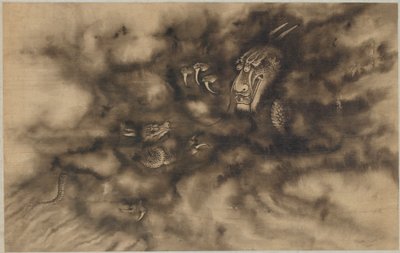 Drachen in Wolken von Zhou Xun