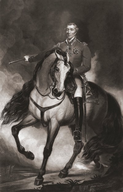 Arthur Wellesley, Herzog von Wellington, Reiterporträt von . .