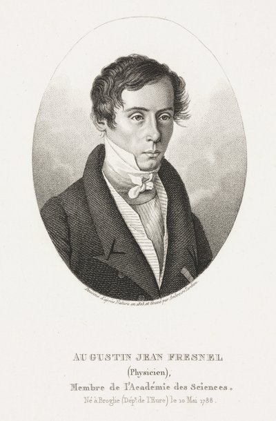 Augustin Jean Fresnel, französischer Physiker von Frederick (attr. to) Barnard