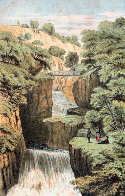 Bracklinn-Brücke über die Bracklinn-Fälle von . .