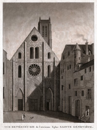 Kirche Sainte Genevieve, frühes 19. Jahrhundert von . .