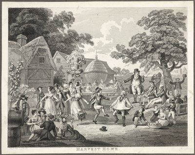 Erntefest, ca. 1810-1820 von Frederick (attr. to) Barnard