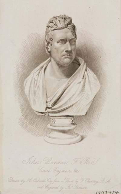 John Rennie, schottischer Bauingenieur, ca. 1810er von Frederick (attr. to) Barnard