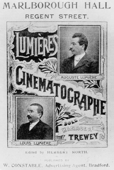 Werbung der Brüder Lumière, ca. 1896 von John Pardon