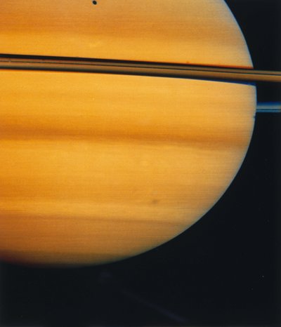 Saturn und seine Ringe von Frederick (attr. to) Barnard