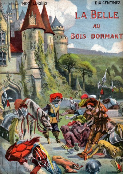 Dornröschen, ca. 1910 (Gravur) von . .