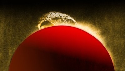 Sonnenausbruch fotografiert 1929. von . .