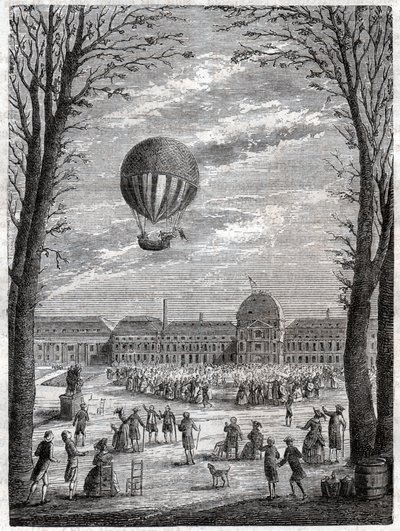 Ballonflug von Frederick (attr. to) Barnard