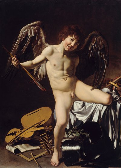 Amor als Sieger von Caravaggio