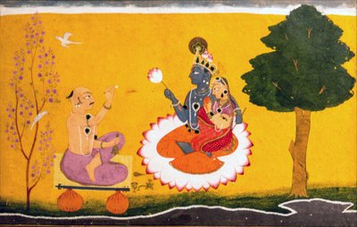 Jayadeva verehrt Radha und Krishna von Manak