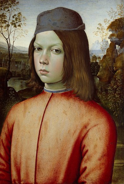 Porträt eines Jungen von Pinturicchio