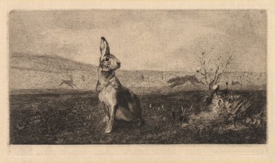 Der Hase (Le Lièvre) von after Albert de Balleroy