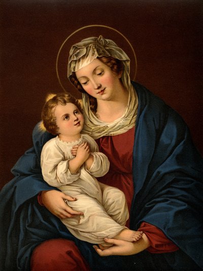 Mutter Maria mit Jesuskind von after Bartolome Esteban Murillo