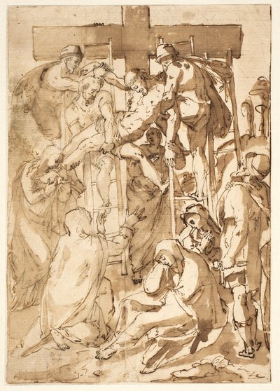Die Kreuzabnahme von after Girolamo Muziano
