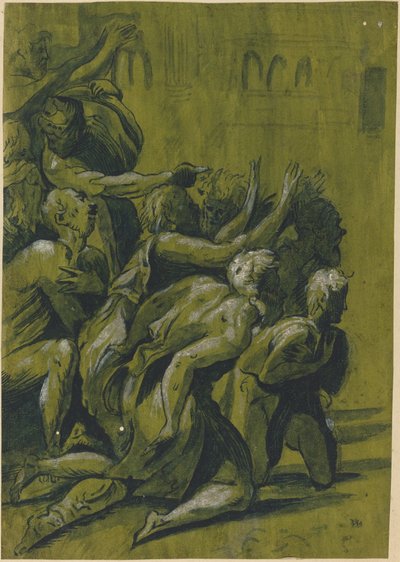 Neun Figuren von after Giuseppe Nicolo Vicentino
