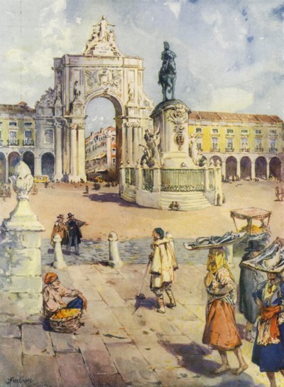 Der Praca do Commercio, Lissabon von Joseph (after) Finnemore