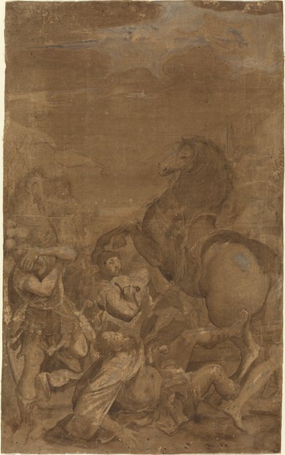 Die Bekehrung des Heiligen Paulus von after Lodovico Carracci
