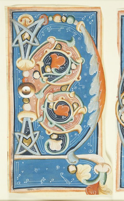 Ornamentierter Initialbuchstabe C von after Ubekendt
