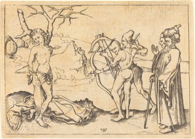 Martyrium des Heiligen Sebastian von after Wenzel von Olmutz