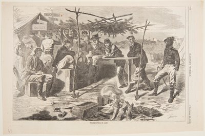 Erntedankfest im Lager von after Winslow Homer
